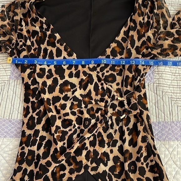 Venus O-Ring Ruched Side Animal Print size M - Picture 6 of 10